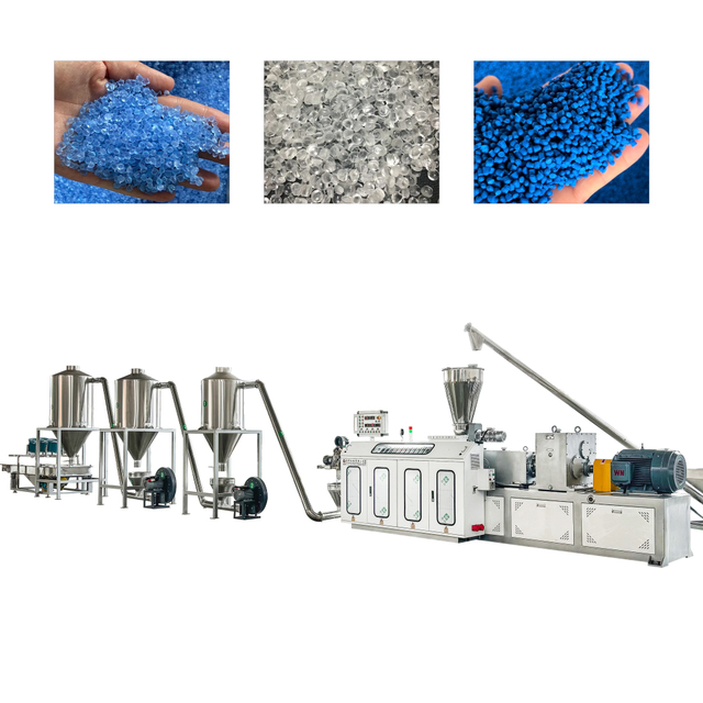 PVC plast pellet granulering ekstrudering granulatorer produktionslinje