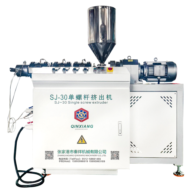Kleine Extrudermaschine zur Herstellung von Kunststoffpellets